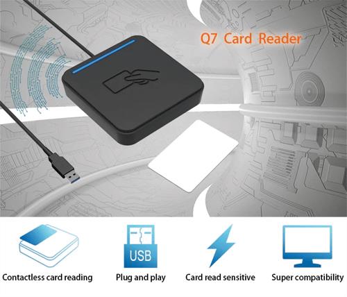 Q7 MİFARE TEMASSIZ AKILLI KART OKUYUCU/KODLAYICI 